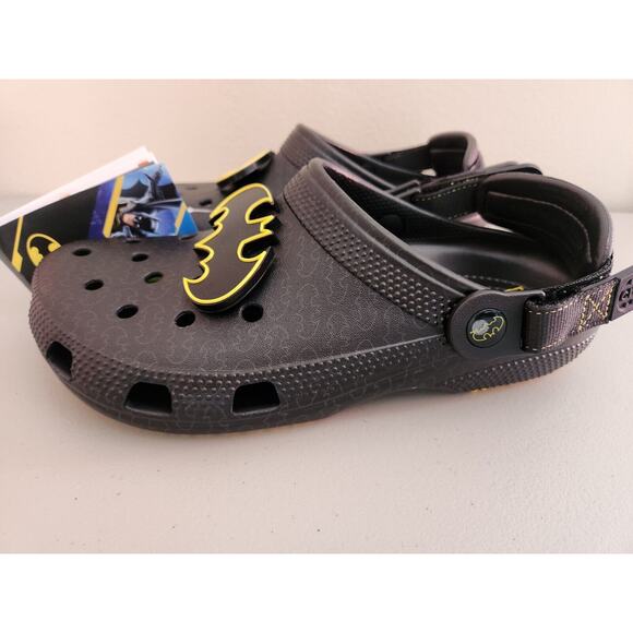 New Crocs Batman Adjustable SR Clog US- M7/W9 Unisex Black - Picture 4 of 10